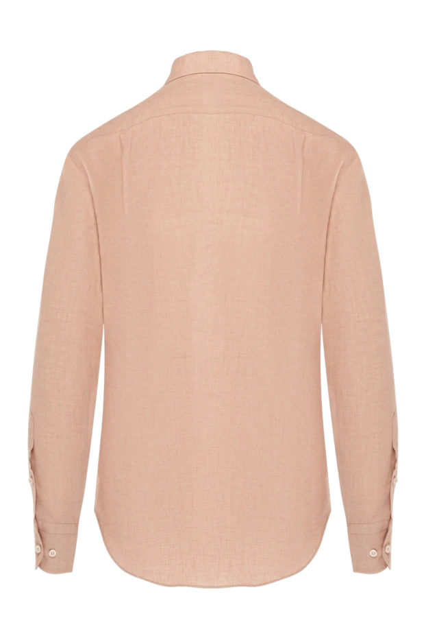 Loro Piana женские рубашка женская розовая из льна купить с ценами и фото 179689 - фото 2