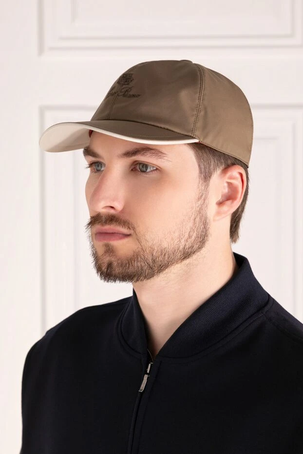 Loro Piana man men's brown polyester cap buy with prices and photos 179694 - photo 2