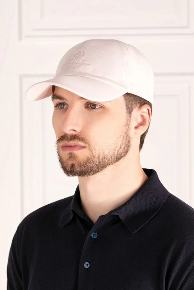Loro Piana man men's pink cotton cap buy with prices and photos 179700 - photo 2