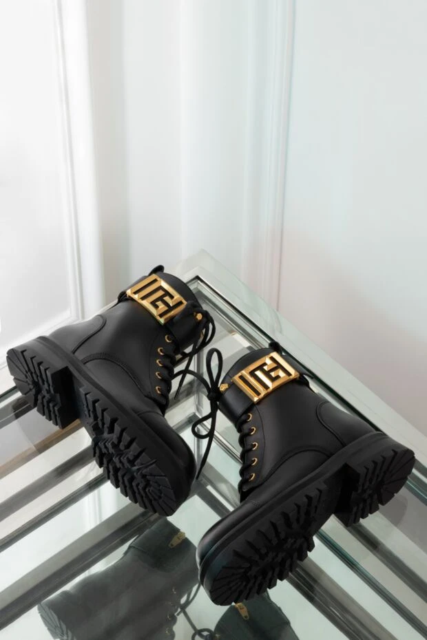 Balmain charlie boots womens black smooth leather 179739 - photo 2