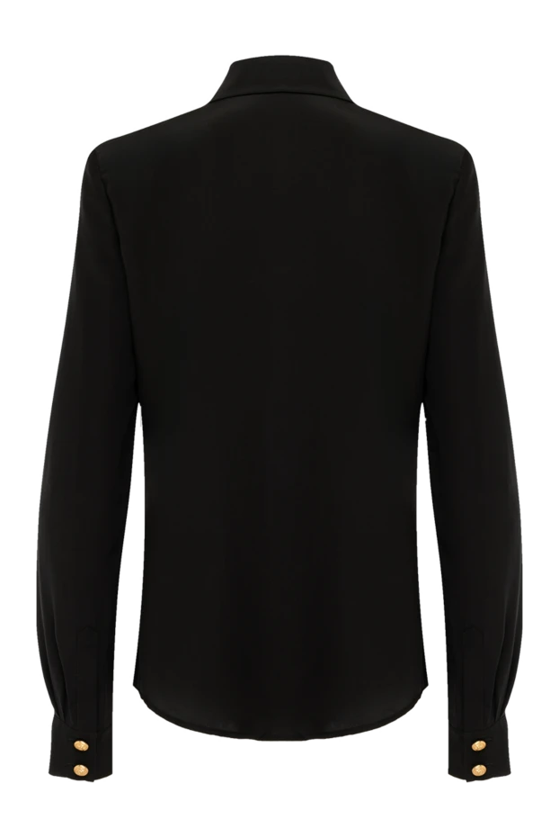 Balmain женские блуза женская черная из шелка купить с ценами и фото 179745 - фото 2