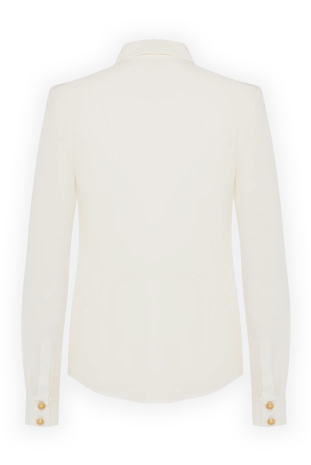 Balmain женские блуза женская белая из шелка купить с ценами и фото 179746 - фото 2