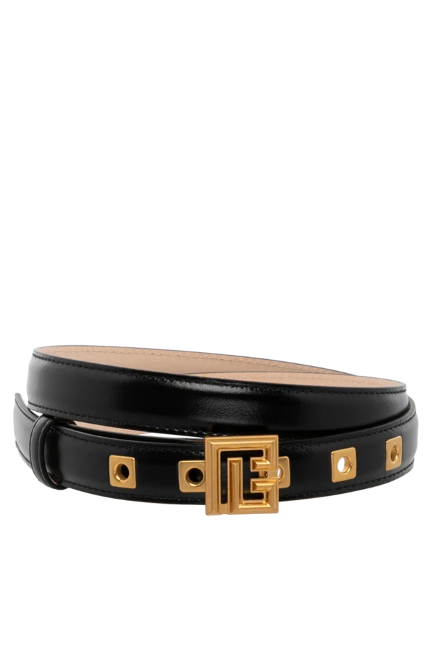 Balmain woman women's black belt made of genuine leather buy with prices and photos 179752 - photo 1