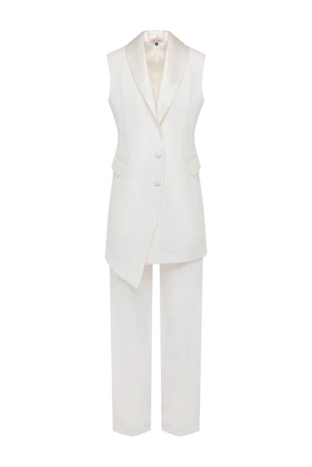 Fleur de Paris suit with trousers for women white 179766 - photo 1