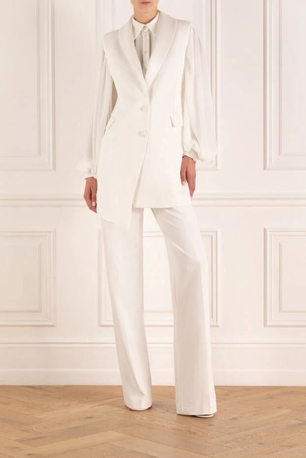 Fleur de Paris woman women's white suit with trousers buy with prices and photos 179766 - photo 2