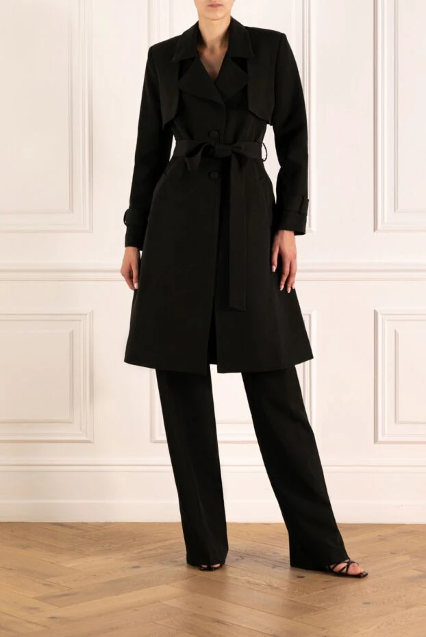 Fleur de Paris woman women's black coat 179767 - photo 2