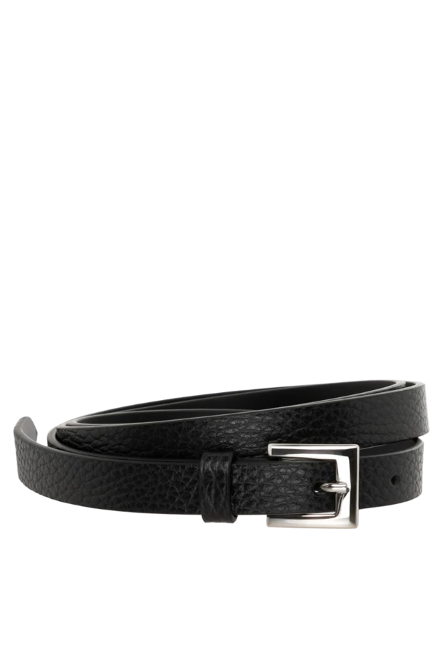 P.A.R.O.S.H. woman women's black belt made of genuine leather buy with prices and photos 179774 - photo 1