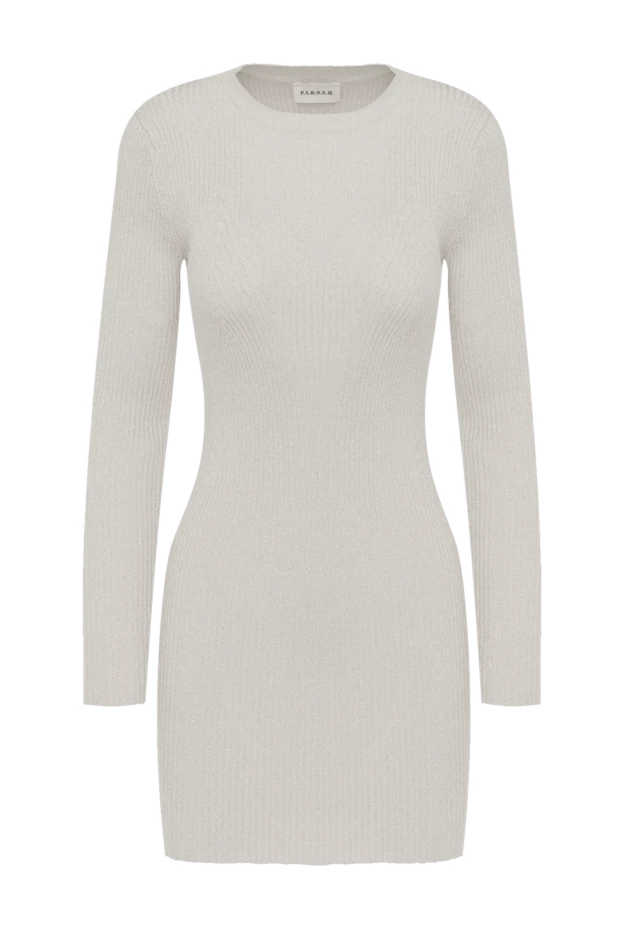P.A.R.O.S.H. женские платье трикотажное белое купить с ценами и фото 179787 - фото 1