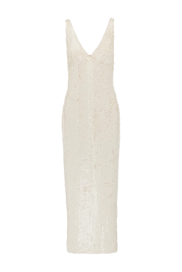 P.A.R.O.S.H. жіночі плаття бежеве з поліаміду та еластану купити фото з цінами 179788 - фото 1