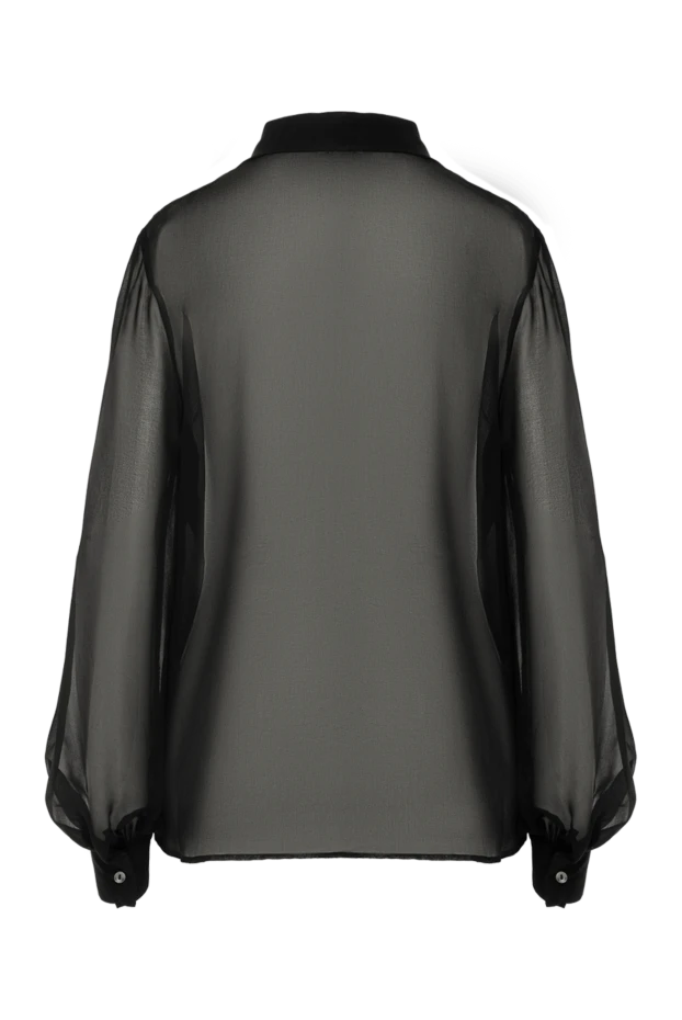 P.A.R.O.S.H. женские блуза женская черная из полиэстера купить с ценами и фото 179794 - фото 2