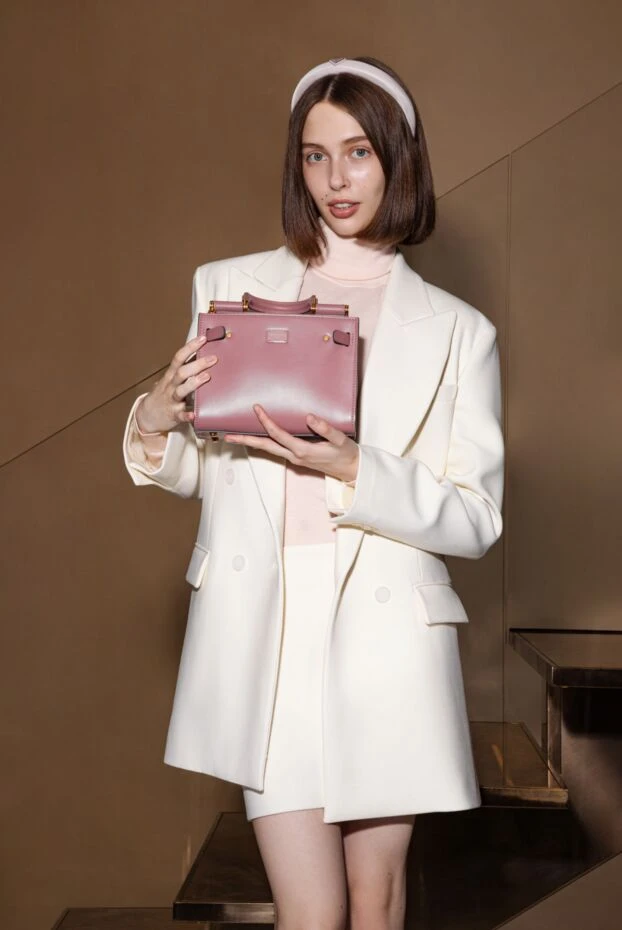 P.A.R.O.S.H. women's cream suit with a miniskirt and double-breasted jacket 179797 - photo 2