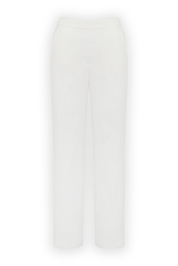 P.A.R.O.S.H. жіночі штани жіночі білі з поліестеру купити фото з цінами 179798 - фото 1