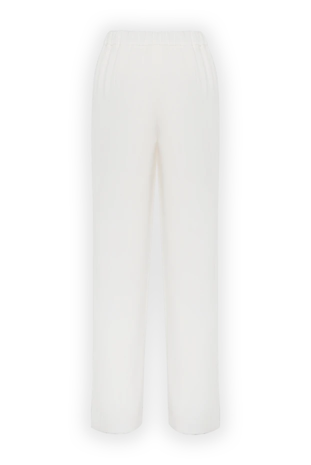 P.A.R.O.S.H. woman women's white polyester trousers buy with prices and photos 179798 - photo 2