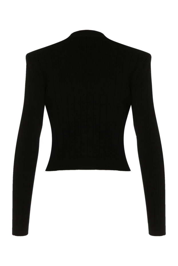Balmain woman women's black cardigan made of polyester and viscose buy with prices and photos 179826 - photo 2