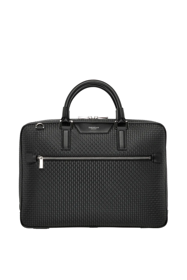 Serapian man men's briefcase black, genuine leather buy with prices and photos 179830 - photo 1