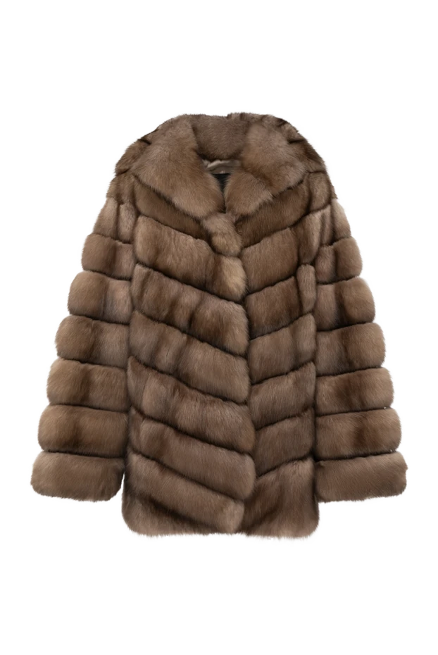 Giorgio Magnani woman women's beige sable fur coat buy with prices and photos 179848 - photo 1