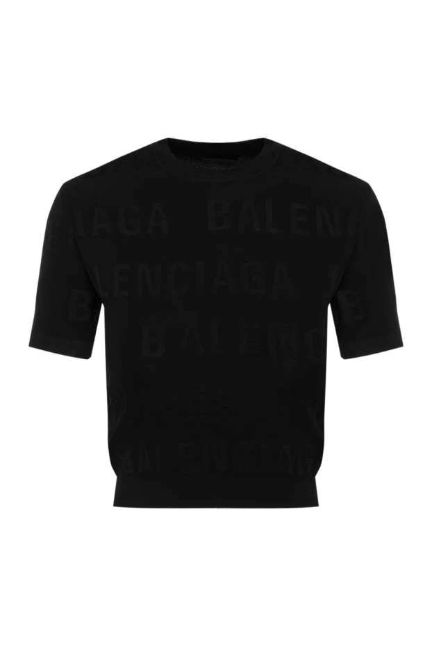 Balenciaga woman women's black t-shirt 179861 - photo 1