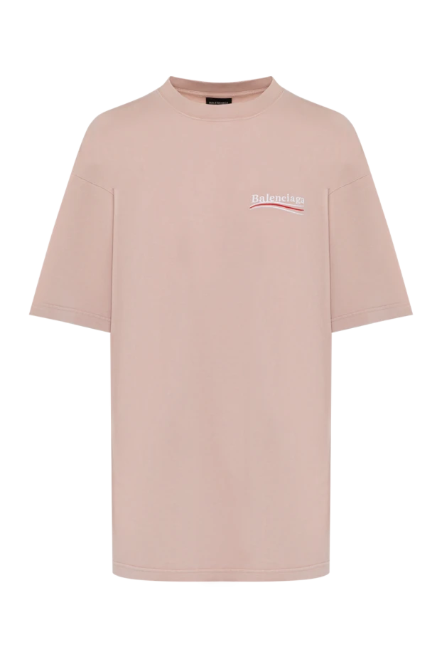 Balenciaga woman women's pink cotton t-shirt 179862 - photo 1