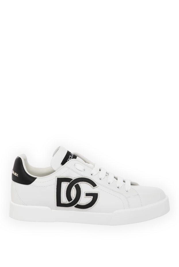 Dolce & Gabbana woman women's white sneakers made of genuine leather 179874 - photo 1