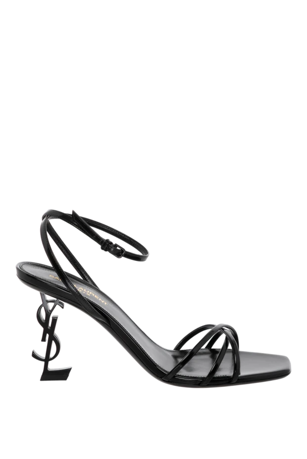 Saint Laurent woman women's black sandals made of genuine leather 179876 - photo 1