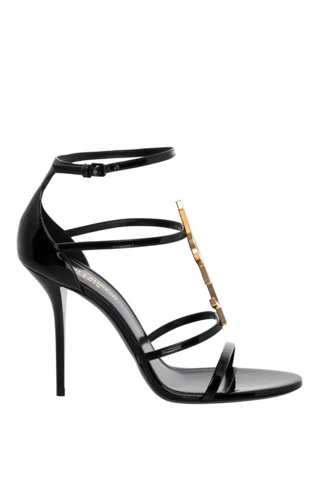 Saint Laurent woman women's black sandals made of genuine leather 179880 - photo 1