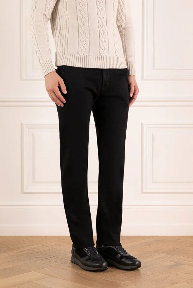 Jacob Cohen black skinny jeans with a classic fit and smooth texture 179901 - photo 3
