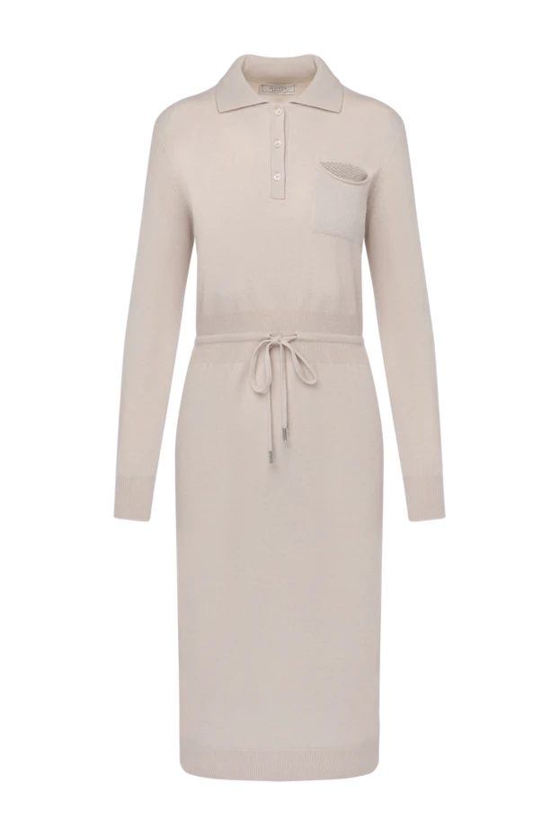 Peserico white knitted dress for women 179904 - photo 1