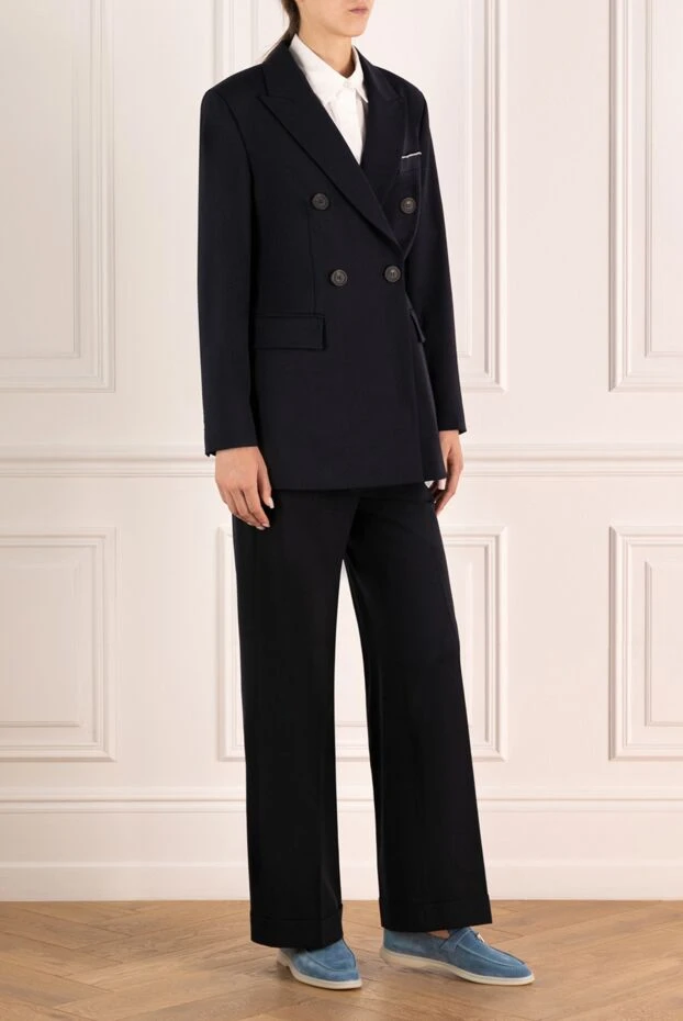 Peserico suit with trousers for women blue 179933 - photo 3