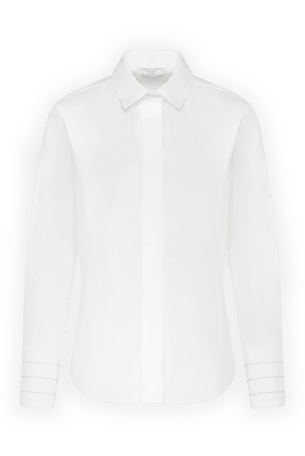 Peserico women's white shirt made of cotton and elastane 179937 - photo 1