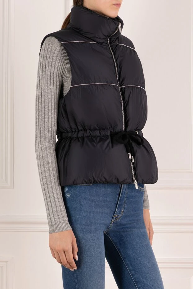 Peserico women's blue polyester vest 179947 - photo 3