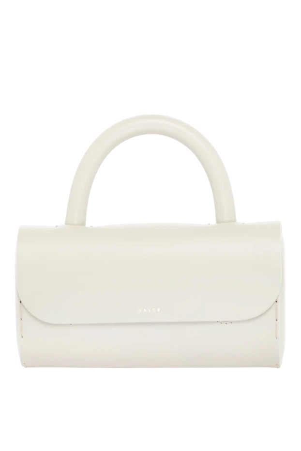 Salce197 woman women's bag, white, made of genuine leather 179989 - photo 1