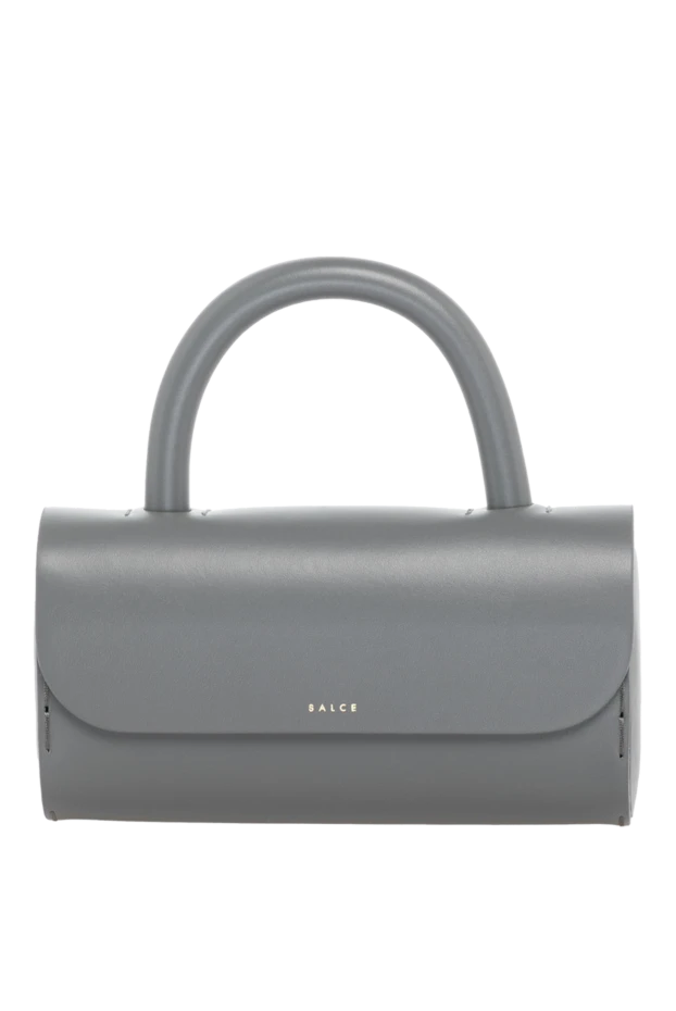 Salce197 woman women's bag, gray, made of genuine leather 179990 - photo 1