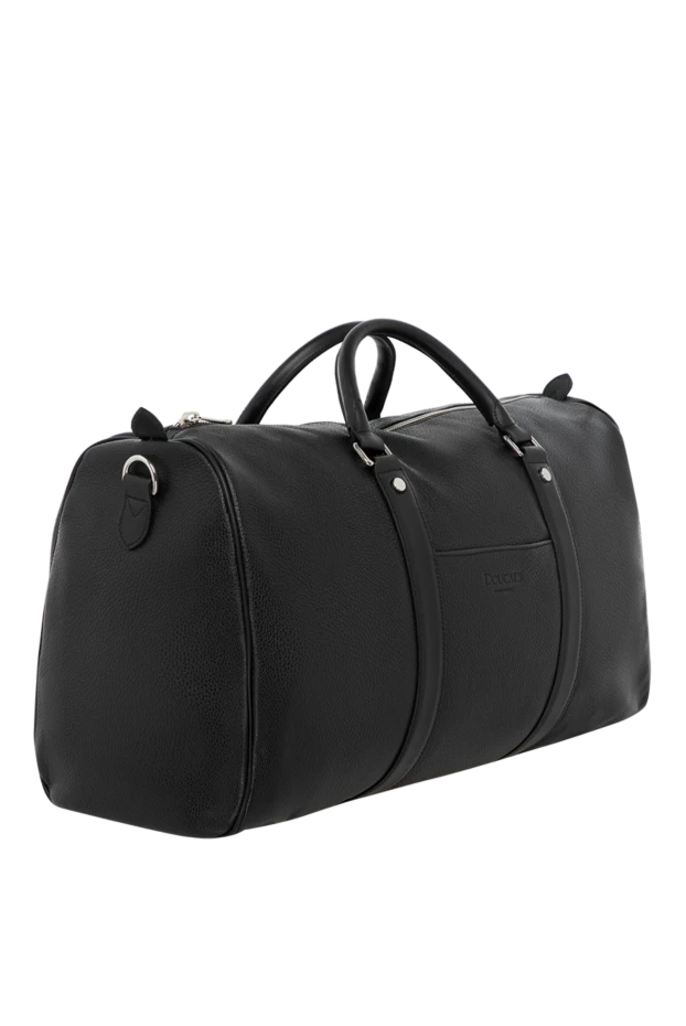 Doucal`s man men's travel bag, black, made of genuine leather buy with prices and photos 180010 - photo 2