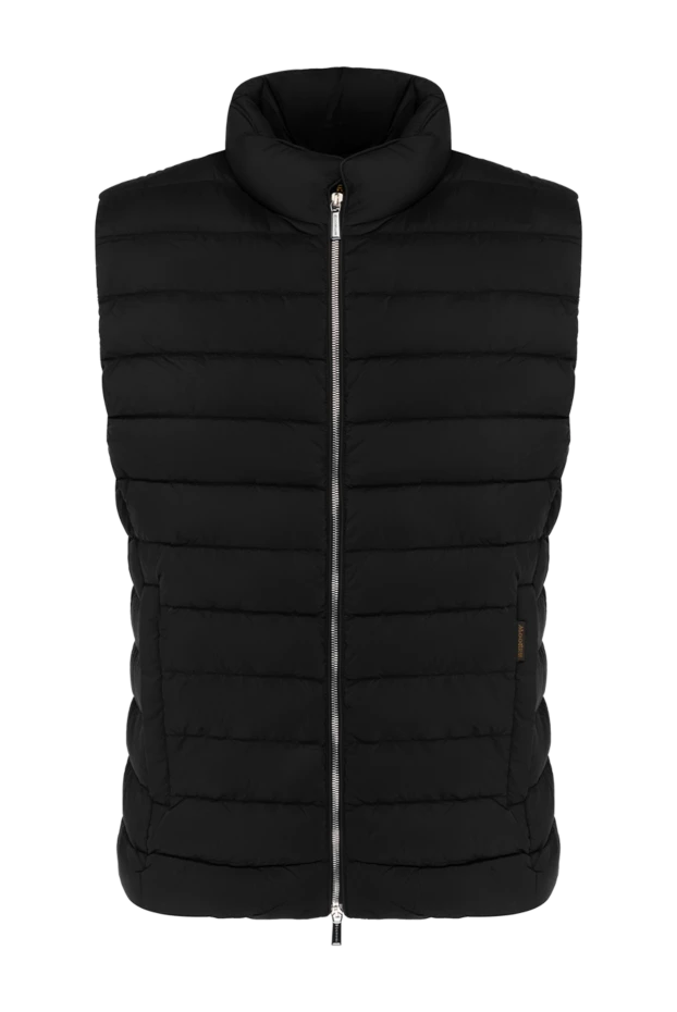 Moorer man men's black vest made of polyamide and polyurethane 180023 - photo 1