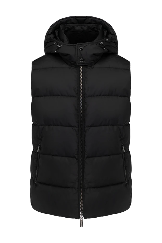 Moorer men's black polyester vest 180032 - photo 1