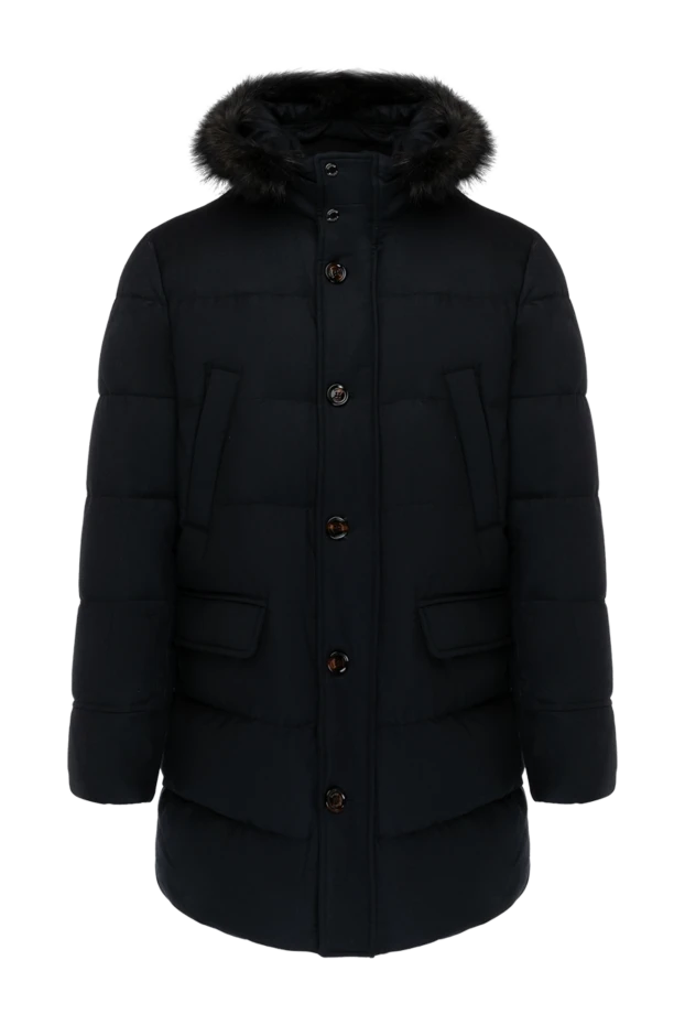 Moorer man men's blue down jacket 180043 - photo 1