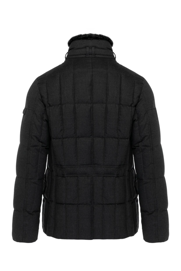 Moorer man men's gray down jacket made of wool and cashmere buy with prices and photos 180044 - photo 2