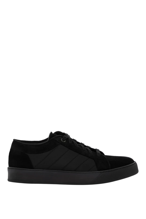 Moorer man men's black nubuck sneakers 180059 - photo 1