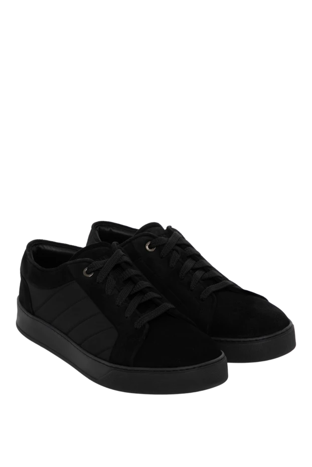 Moorer man men's black nubuck sneakers buy with prices and photos 180059 - photo 2