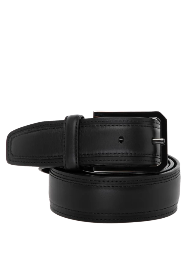 Moorer man men's black belt made of genuine leather buy with prices and photos 180062 - photo 1