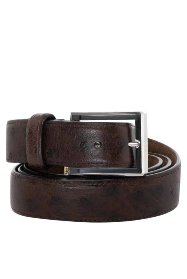 Moorer man men's brown genuine leather belt 180063 - photo 1