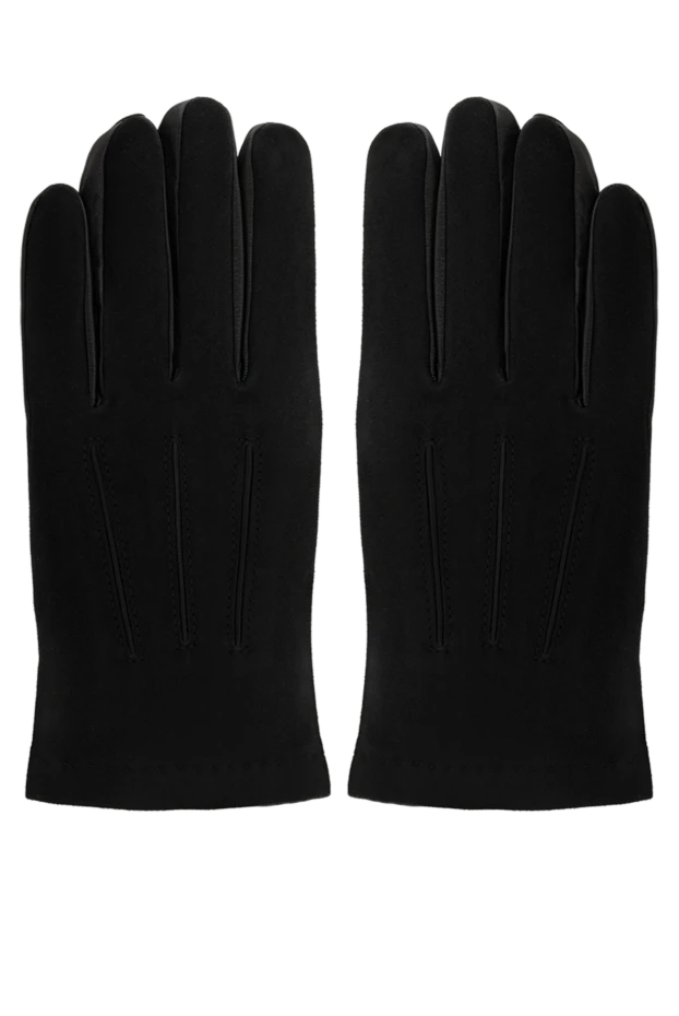 Moorer man women's gloves black made of genuine leather 180067 - photo 1