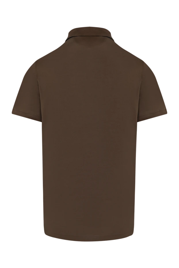 Moorer man men's brown cotton polo buy with prices and photos 180108 - photo 2