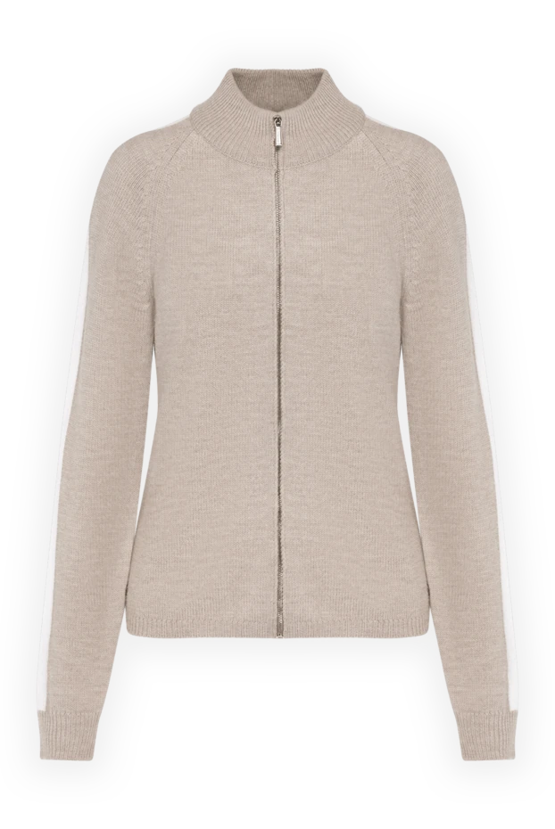 Moorer woman women's beige wool cardigan buy with prices and photos 180135 - photo 1