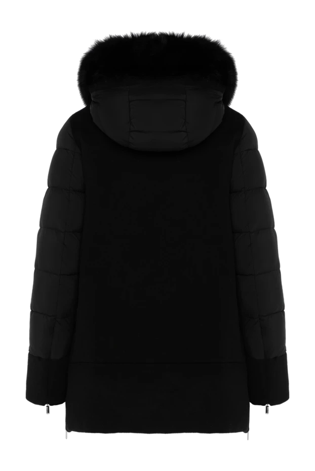 Moorer woman women's black down jacket made of wool and cashmere buy with prices and photos 180180 - photo 2