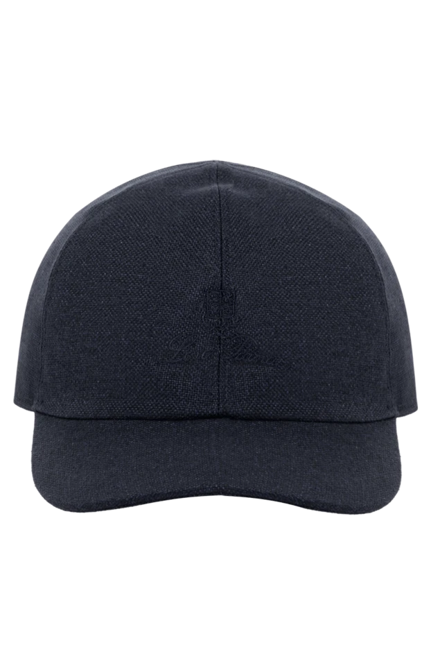 Loro Piana man men's blue linen cap 180203 - photo 1