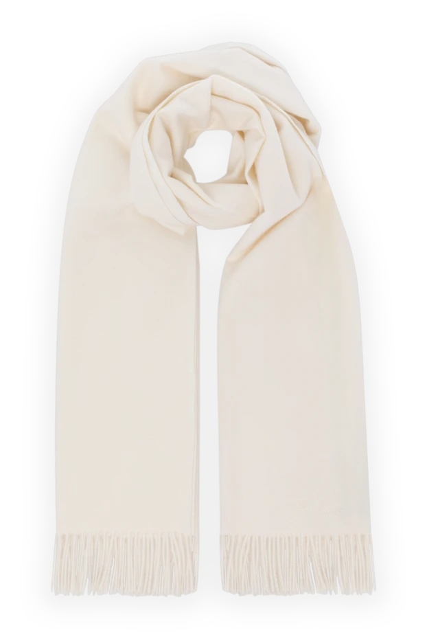 Loro Piana woman women's white cashmere scarf buy with prices and photos 180209 - photo 1