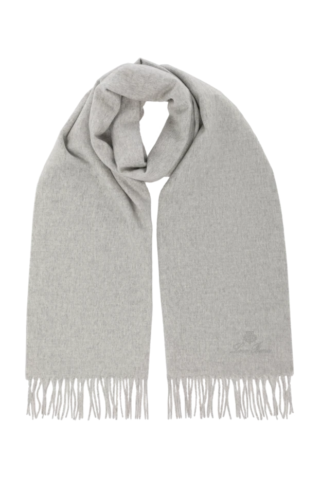 Loro Piana woman women's gray cashmere scarf 180212 - photo 1