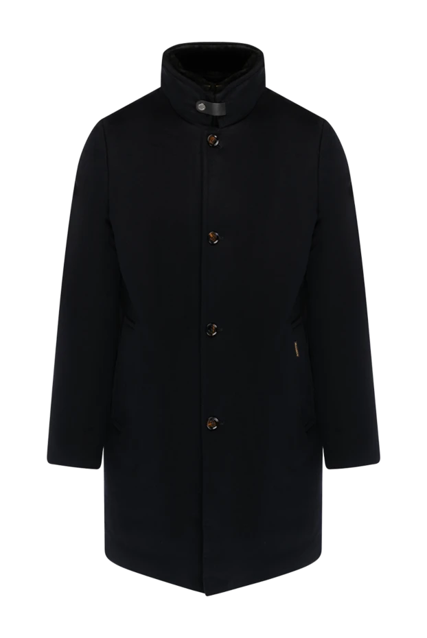 Moorer men's blue cashmere coat 180223 - photo 1