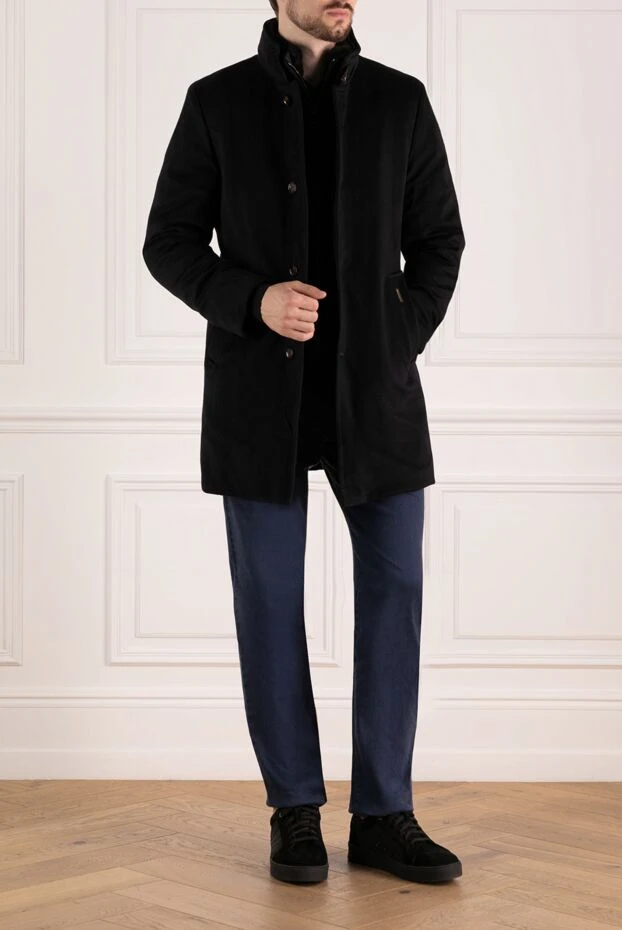 Moorer man men's blue cashmere coat buy with prices and photos 180223 - photo 2